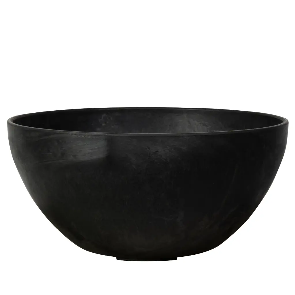 Artstone Bowl Fiona black D25 H12 