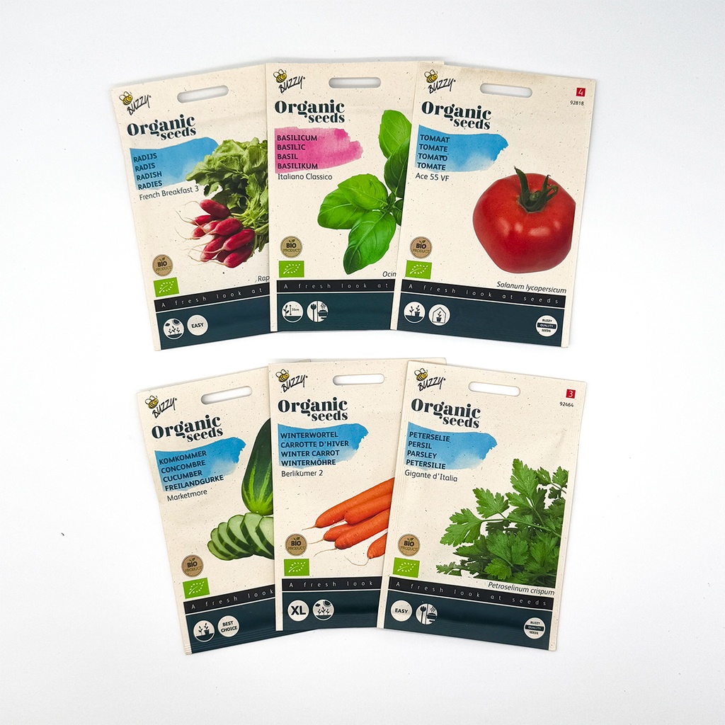 Herb and vegetable garden seed package - ORG