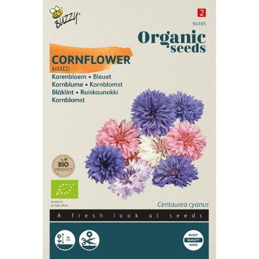 [Buzzy-94165] Korenbloem gemengd; Centaurea - BIO