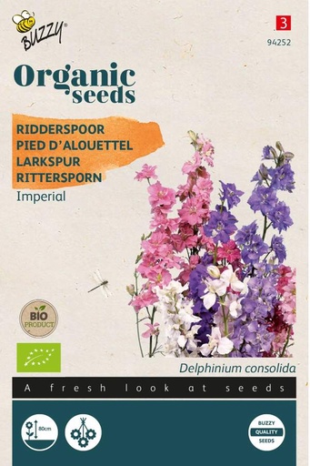 [Buzzy-94252] Delphinium Riddarsporresläktet Imperial - BIO