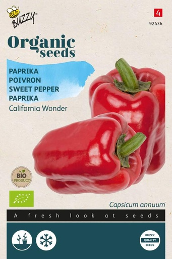 [Buzzy-92436] Sweet Pepper California Wonder - ORG